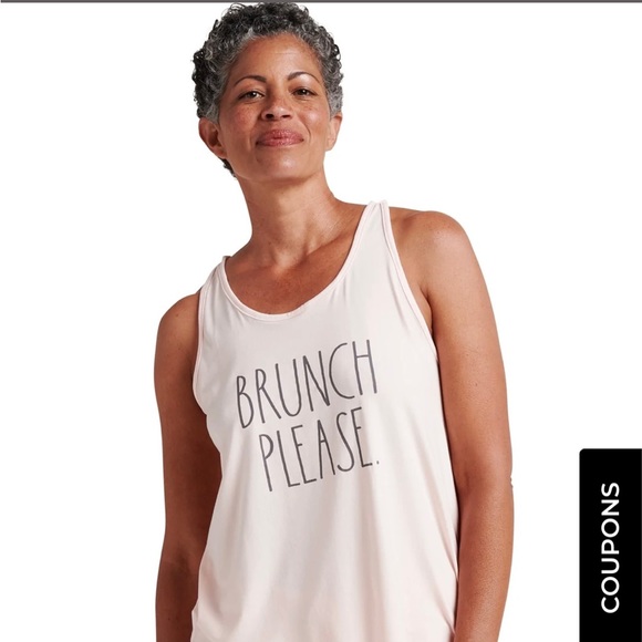 NWT Rae Dunn Brunch Please Cami and Shorts Pajama Set / M - Picture 4 of 9